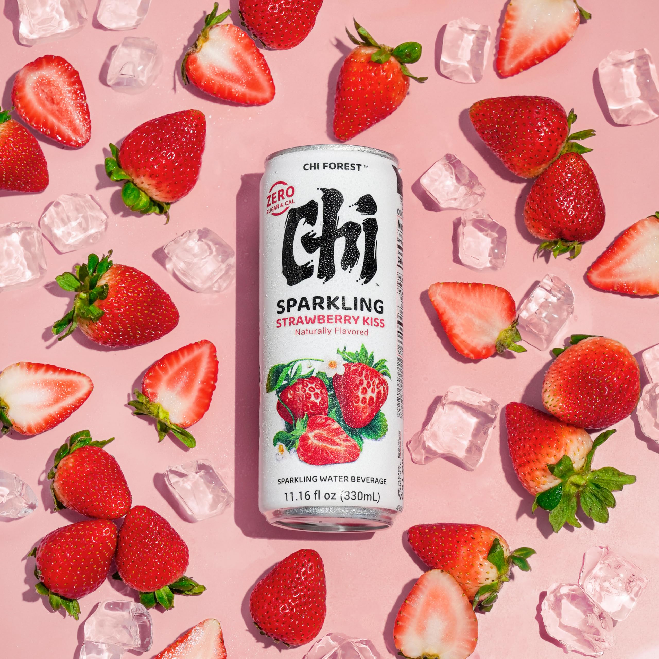 Amazon.com: CHI FOREST Strawberry Sparkling Water Beverage, Zero